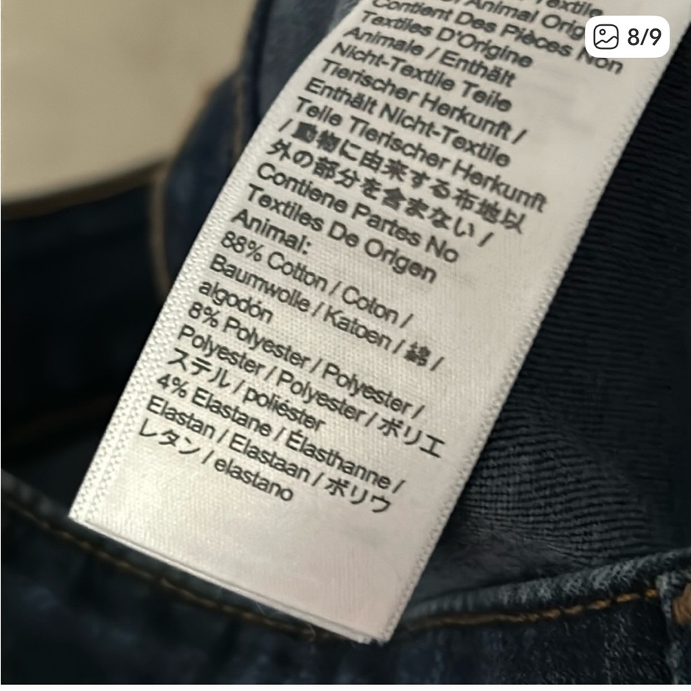 Madewell Curvy High-Rise Skinny Crop Jeans sz 34P - Picture 8 of 9